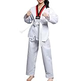 Yyyuluo Erwachsene Taekwondo-Anzug Kinder V-Ausschnitt Kampfsport Uniform Schüler Aikido Judo-Sets...