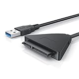 CSL - USB 3.0 zu SATA Adapter Konverter für 2.5 3.5 Zoll SATA HDD SSD Laufwerke - USB Attached SCSI...