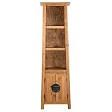 SXJEQOC Kleiner Schrank Badschrank Badmöbel Mehrzweckschrank - Bad-Hochschrank Massivholz Kiefer...