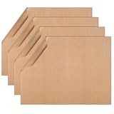 Tucnoeu 4 Stück Dauerbackfolie 30 x 40cm Backpapier Wiederverwendbar Dauerbackmatte PTFE...