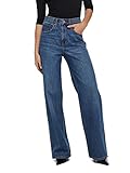 ONLY Female Jeans mit weitem Bein ONLHOPE Hohe Taille Weiter Beinschnitt Jeans