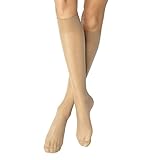 Nur Die 2er Pack Knie 20 DEN transparente Nylon Fein-Kniestrümpfe matt breiter Komfortbund Damen