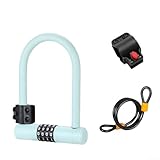 Kombinations-U-Schloss für Fahrradsicherheit, robuste Stahllegierung mit...