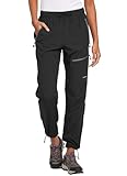 BALEAF Damen Outdoorhose Wanderhose Wasserdicht Schnelltrocknend Leicht Trekkinghose Capris UV...