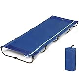 TIMBER RIDGE Feldbett Klappbar leicht Campingbett Faltbar Einfach zu Bauen Tragbares Campingliege...