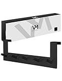VMbathrooms Premium Türgarderobe mit einzigartigem Haken Design | Türhakenleiste für Standard...