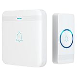 Funkklingel, AVANTEK wasserdichte Funktürklingelmit Einer Funkreichweite von 400 m, 52 Melodien, 5...