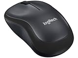 Logitech M220 SILENT Kabellose Maus, 2,4 GHz mit USB-Empfänger, 1000 DPI Optical Tracking, 18...