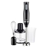Camry CR 4630 Stabmixer, 800 W, 2 Geschwindigkeiten, Mixer und Zubehör, Edelstahlmesser, Behälter...