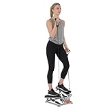 Sunny Health & Fitness Stepper für zuhause, Low-Impact Übung Stepper für Ganzkörpertraining mit...