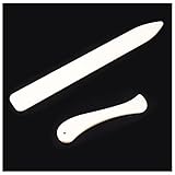 2Pcs Papier Bonefolder Falzbein Knochen Ordner Papier Knochen Buchbinderei Falten Rillwerkzeug,Aus...