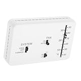 SHINEOFI Rv Analog Thermostat Tragbarer Temperaturregler für Kühlanwendungen Weißer Thermostat...