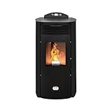STUFE A PELLET ITALIA Siberia Aria New 18 KW WiFi | Pelletöfen Effizienz 91% Heizt 180m² Autonomie...