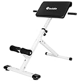 tectake® Hyperextension Trainingsbank, Hantelbank klappbar, Rückentrainer und Bauchtrainer,...
