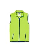 Playshoes Unisex Kinder Fleece Weste Outdoor-Oberteil, grün, 116