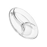 ULTECHNOVO Multi Grid Servierplatte aus Transparente Snack und Obstschale Dekorativer Teller für...