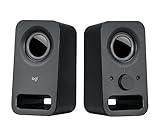 Logitech Z150 PC-Lautsprecher, Stereo Sound, 2 Lautsprecher, 6 Watt Spitzenleistung, 3,5 mm Eingang,...