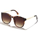 kunchu Sonnenbrille-Damen-Polarisiert-Retro-Runde-Trendy-...