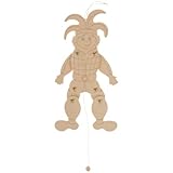 matches21 HOME & HOBBY Lustiger Hampelmann DIY Holz Bastelset für Kinder ab 8 Jahren als...