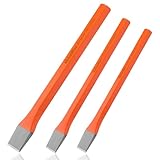 ValueMax 3-teiliges Maurermeißel-Set, Cr-V Flachkaltmeißel (10 mm, 12 mm, 16 mm), Meißel...