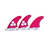 HFWRDVJCM FCS II Rosa Surfbrett Flossen Mf Medium G5 Große G7 Thruster Aus Fiberglas Und Waben(Mf M...