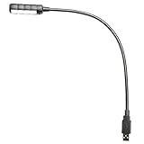 Unbekannt Stands SLED1ULTRAUSB Adam Hall SLED 1 Ultra USB Schwanenhalsleuchte mit 4 COB LEDs...