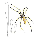 Realistische Spinne, Spinnenabwehr, zum Aufhängen, Spinnenabwehr, um den fernzuhalten, realistische...