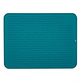 Rehoetom Abtropfmatte aus Silikon für Küche – rutschfeste Spülbeckenmatte mit erhöhten...