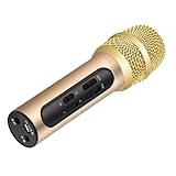 ULDIGI Live Gesang Kondensatormikrofon Satz mit 14 mm Großmembran USB Ladefunktion Leichtes...