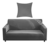 NAKIHOUSE Sofa Überwürfe Sofabezug mit einem Kissenbezug, Stretch elastische Sofahusse Sofa...