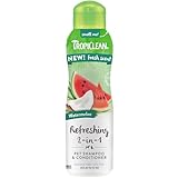 TropiClean Erfrischendes 2-in-1 Wassermelonenshampoo und -Conditioner für Katzen und Hunde,...
