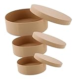 MUELODSIC 3pcs Runde Papierboxen DIY Papier Candy Box Aufbewahrungsbox Präsentieren Sie Packaging...