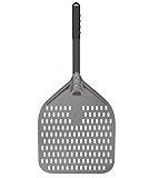 G.a HOMEFAVOR Perforierter Pizzaschieber, Pizzaschaufel aus Hart Eloxiertes Aluminium Rechteckige...