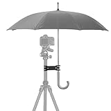 Andoer Fotografie-Stativ, Schirmklemme, Schirmhalter für Kamerastativ, Fotografie, Outdoor-Clip,...