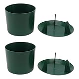 TOYANDONA 2 Stück Schneckenfalle aus Kunststoff Praktischer Schneckenfänger für Garten und Balkon...