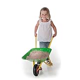 Rolly Toys Kinderschubkarre (Farbe gelb/grün, Gartenschubkarre, Metallschubkarre, Spielzeug für...