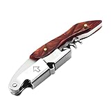 Kronabelle Wein 3 in 1 Schlüssel Kellner Korkenzieher Edelstahl Profi Öffner Multifunktion...