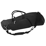 Beaupretty Trompetentasche aus Oxford Gewebe mit Schultergurt und Zubehörfach Kompakter...