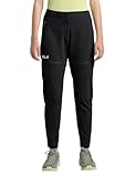 Jack Wolfskin Damen Hikeout Zip Off Pants Wanderhose, Schwarz, 38 EU