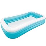 Intex - 58484NP - Gefrosteter rechteckiger Pool - blaue Farbe, Blau