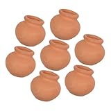 ANDRESLAD 7 Stück Teiliges Mini Terrakotta Blumentöpfe Atmungsaktive Sukkulenten Pflanztöpfe...