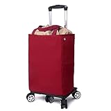 Treppensteiger-Einkaufstrolley mit isolierter Tasche, 20 kg Kapazität, 5 Rollen für einfachen...