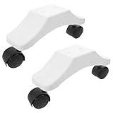 JECOMPRIS 2 Stück tragbare elektrische Heizkörper-Rollenhalterungen – Ersatzständer mit Rollen...