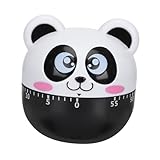 Cabilock Mechanischer Küchentimer Panda Minuten Cartoon Design ohne Batterien Einfacher Dreh...