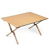 Tragbarer Picknicktisch aus Aluminiumlegierung – leichter Rolltisch mit Tragetasche für Kochen im...