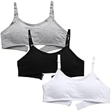 Bysion Trainings-BHS für Teen Mädchen Nahtlose Sportunterwäsche mit Leicht Gepolstert und...