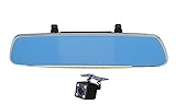 XISEDO Auto überwachungskamera Kamera-Videogerät des Auto-DVR Ultra HD 1296P Vorne 1080P Hinten...