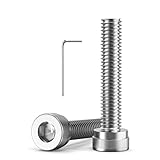 Zuyya 120 Stück M4 x 14 mm Schrauben, Zylinderschrauben mit Innensechskant, Zylinderkopfschrauben,...