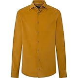 Hackett London Herren Smart Babycord Hemd, Gelb (Helles Senfgelb), 3XL