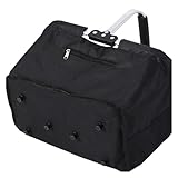 Einkaufskorb mit Griffen, 26 l, faltbare Aufbewahrung Aluminiumrahmen, Taschen for Supermarkt,...